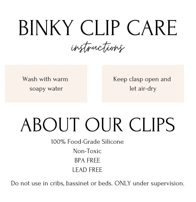 Retro Smiley Pacifier Clip